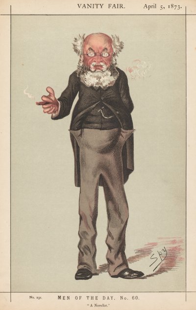 Vanity Fair: Men of the Day, No. 60, "A Novelist" by Leslie Matthew (Spy) Ward