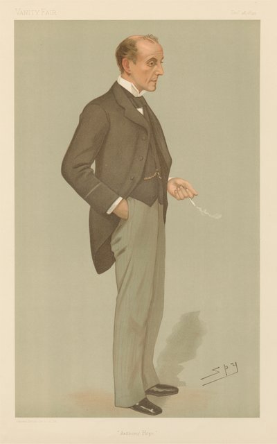 Anthony Hope, Anthony Hope Hawkins (Vanity Fair series) by Leslie Matthew Spy Ward