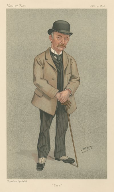 Tess, Thomas Hardy (Vanity Fair series) by Leslie Matthew Spy Ward