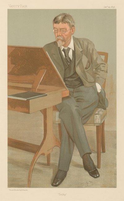 Trilby, George Louis Palmella Du Maurier (Vanity Fair series) by Leslie Matthew Spy Ward