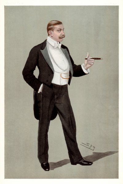 A German Attaché, Baron Hermann von Eckardstein, German Diplomat by Leslie Matthew Ward