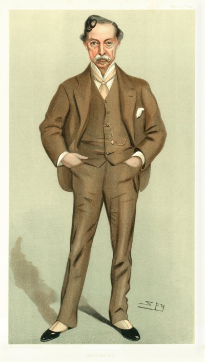 Artist and R A, William Quiller Orchardson, Scottish artist by Leslie Matthew Ward