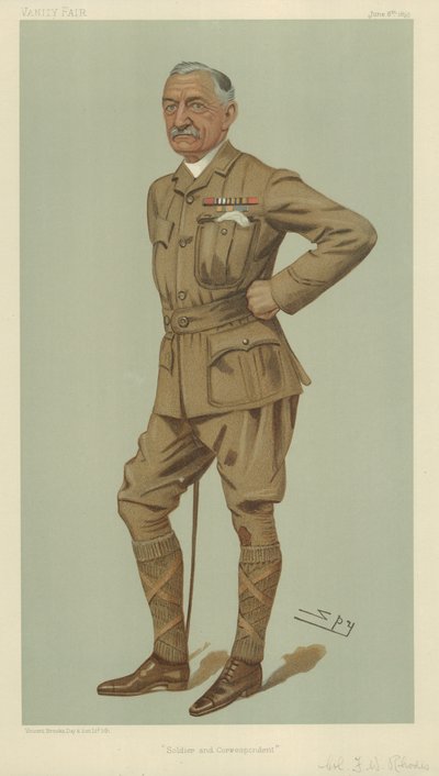 Colonel Francis William Rhodes by Leslie Matthew Ward
