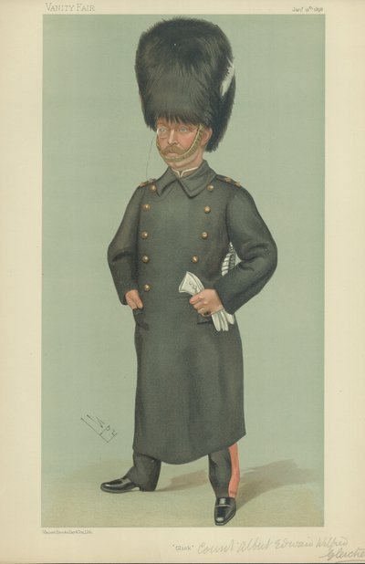 Count Albert Edward Wilfrid Gleichen by Leslie Matthew Ward