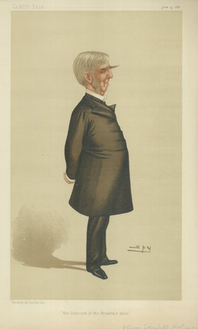 Dr Oliver Wendell Holmes by Leslie Matthew Ward