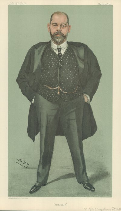 Dr Robert Henry Scanes Spicer, Rhinology, Vanity Fair cartoon by Leslie Matthew Ward