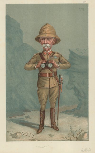 Field Marshal Lord Roberts, Bobs, Vanity Fair Cartoon by Leslie Matthew Ward
