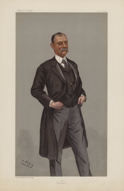 Frederick Treves, Freddie, 19 July 1900, Vanity Fair Cartoon by Leslie Matthew Ward