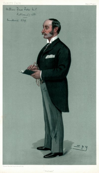 William Hayes Fisher, British politician, 1900 by Leslie Matthew Ward