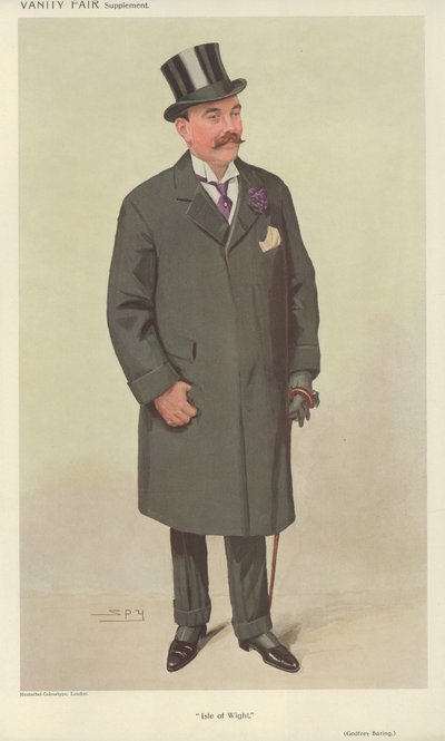 Godfrey Baring by Leslie Matthew Ward