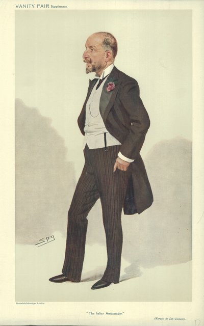 His Excellency The Marquis di San Giuliano by Leslie Matthew Ward