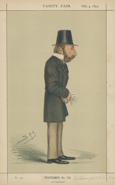 Lord Campbell and Stathenden by Leslie Matthew Ward