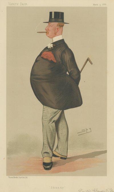 Mr Reginald Walkeline Chandos-Pole by Leslie Matthew Ward