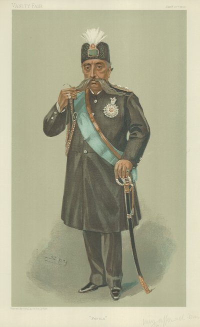 Muzaffer-Ed-Din, The Shah of Persia by Leslie Matthew Ward