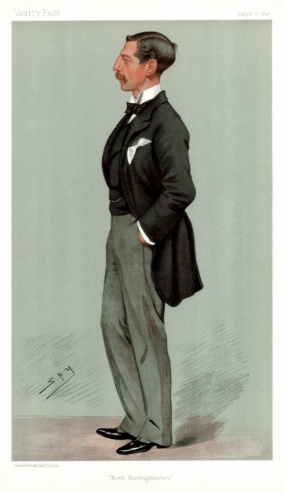 North Huntingdonshire, Ailwyn Fellowes, British politician, 1896 by Leslie Matthew Ward