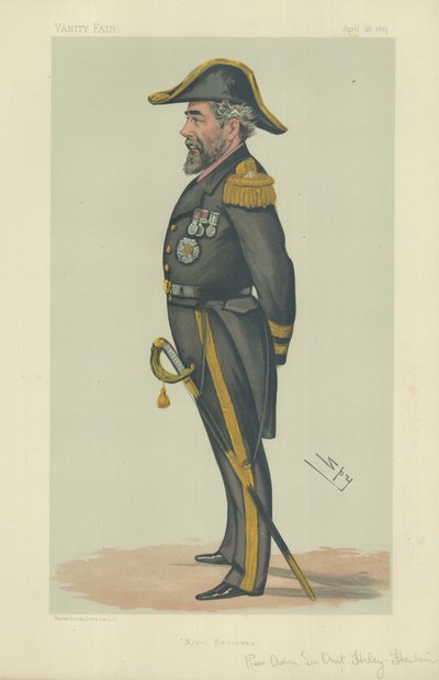 Rear-Admiral Sir Anthony Hiley-Hoskins by Leslie Matthew Ward
