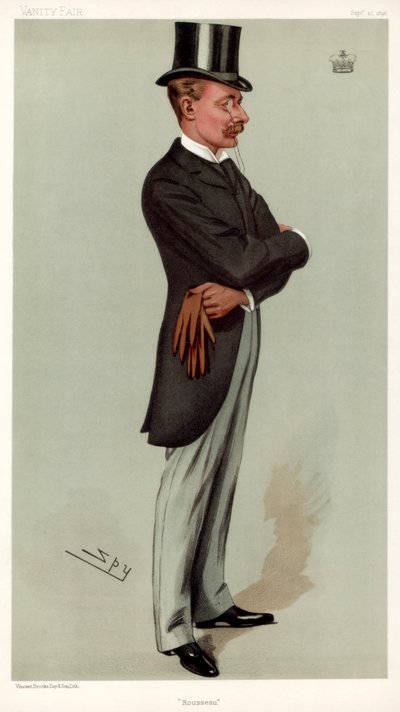 Rousseau, the Duke of Bedford by Leslie Matthew Ward