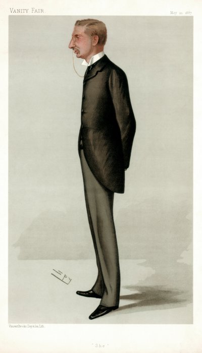 She, Henry Rider Haggard, British Author, 1887 by Leslie Matthew Ward