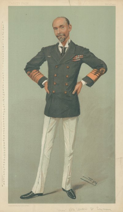 Sir Edward Hobart Seymour, China, 31 October 1901, Vanity Fair Cartoon by Leslie Matthew Ward