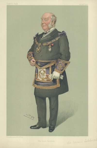 Sir Edward Letchworth by Leslie Matthew Ward