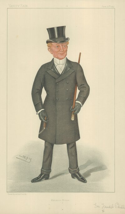 Sir F Phillips, The Mayor of London by Leslie Matthew Ward