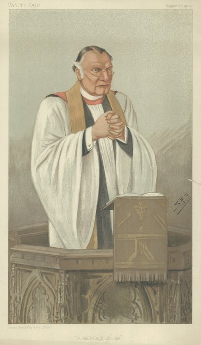 The Rev H Montagu Villiers by Leslie Matthew Ward