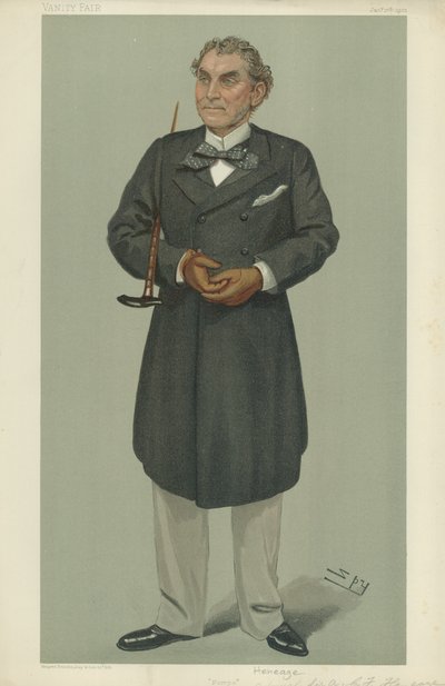 The Right Hon Edward Heneage by Leslie Matthew Ward