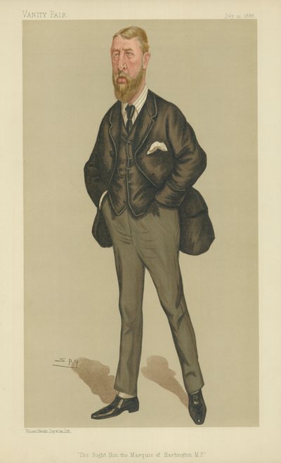 The Right Hon The Marquis of Hartington by Leslie Matthew Ward