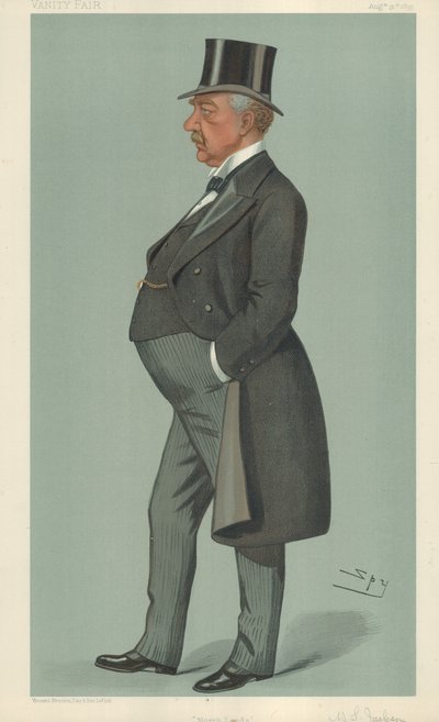 The Right Hon William Lawies Jackson by Leslie Matthew Ward