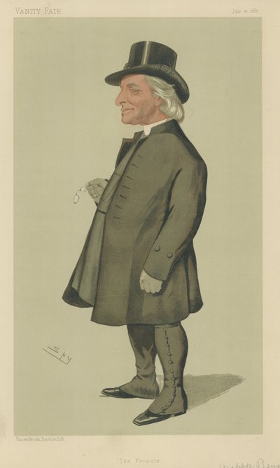 The Right Honourable Edward White Benson by Leslie Matthew Ward