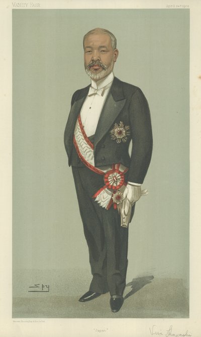 Viscount Tadasu Hayashi by Leslie Matthew Ward