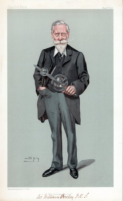 William Crookes, British physicist and chemist, 1903 by Leslie Matthew Ward