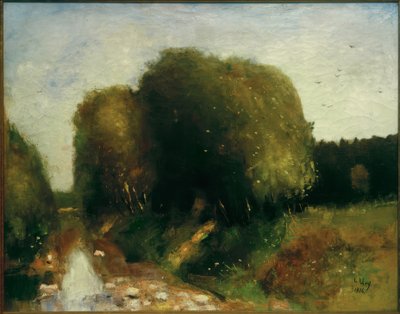 River Landscape by Lesser Ury