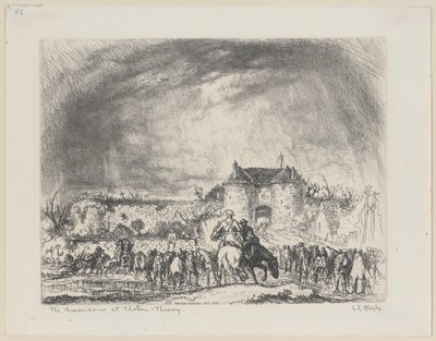 The Americans at Chateau-Thierry by Lester George Hornby
