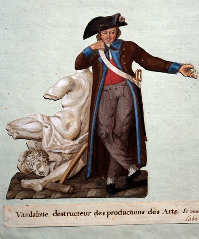 A Vandalist, Destroyer of Works of Art by Lesueur Brothers