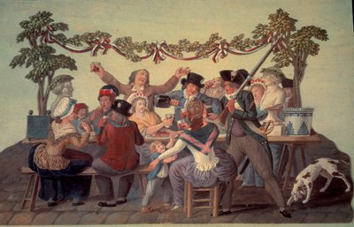 French Revolution of 1789: The Republican Meal by Lesueur Brothers