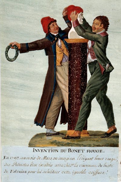 French Revolution: the invention of the red cap by Lesueur Brothers