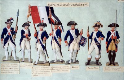 The Parisian Army Under the French Revolution by Lesueur Brothers