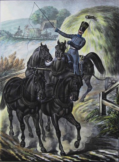 Soldier of the Guards Supply Train Brigade by Lev Alexandrovich Belousov