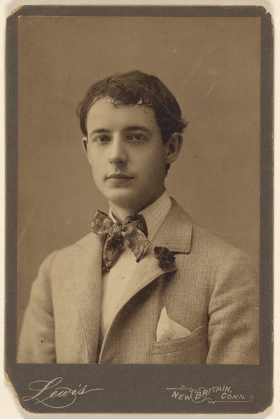 Walter Thomas (Young Man in Bow Tie and Carnation in Lapel of Coat) by Lewis