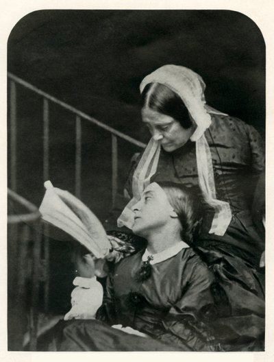 Christina Rossetti and Her Mother Frances Rossetti by Lewis Carroll