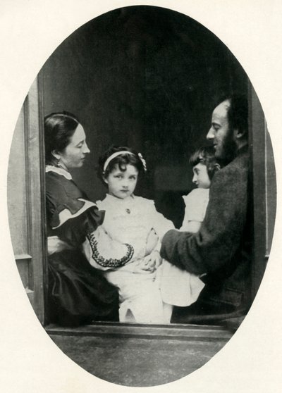 Effie Gray, John Everett Millais, and Their Daughters Effie and Mary by Lewis Carroll