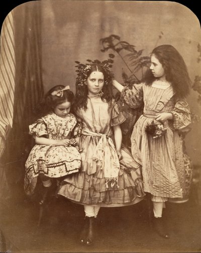 Flora Rankin, Irene MacDonald, and Mary Josephine MacDonald at Elm Lodge by Lewis Carroll