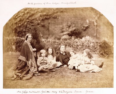 Portrait of the MacDonald Family with Lewis Carroll, 1863 by Lewis Carroll