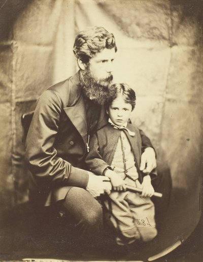 Rev. James Langton Clark and Son Charles Robin by Lewis Carroll