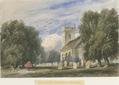 Bradley-in-the-Moors Church by Lewis John Wood