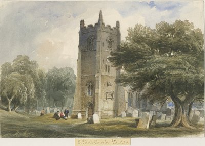 Ellastone Church by Lewis John Wood