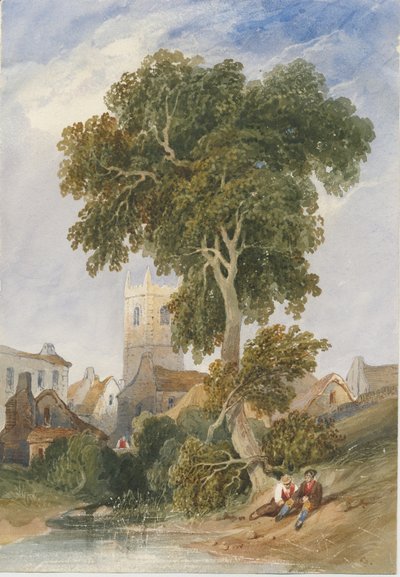 Longnor Village by Lewis John Wood