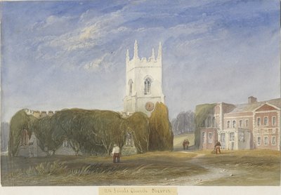 Okeover Church - All Saints by Lewis John Wood