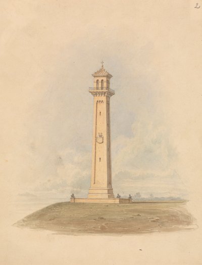 Design for a Monument by Lewis Vulliamy